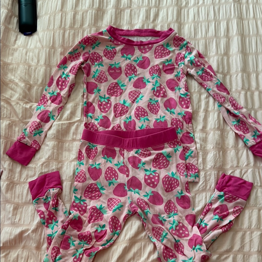 Little Sleepies Strawberry Pajamas